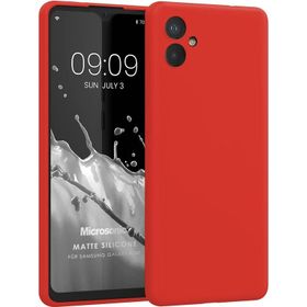 Microsonic Matte Silicone Samsung Galaxy A04E Mavi Kılıf