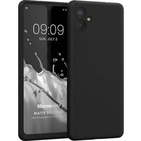 Microsonic Matte Silicone Samsung Galaxy A04E Siyah Kılıf