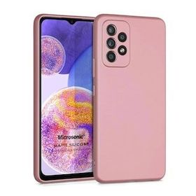 Microsonic Matte Silicone Samsung Galaxy A23 Gold Kılıf