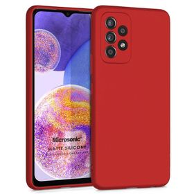 Microsonic Matte Silicone Samsung Galaxy A23 Gold Kılıf