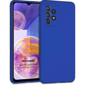 Microsonic Matte Silicone Samsung Galaxy A23 Gold Kılıf