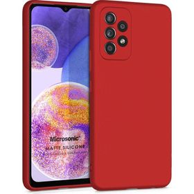 Microsonic Matte Silicone Samsung Galaxy A23 Gold Kılıf