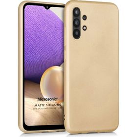 Microsonic Matte Silicone Samsung Galaxy A32 5G Siyah Kılıf