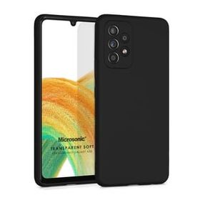 Microsonic Matte Silicone Samsung Galaxy A33 5G Siyah Kılıf