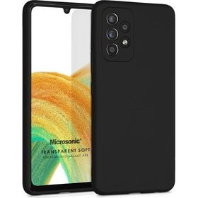 Microsonic Matte Silicone Samsung Galaxy A33 5G Siyah Kılıf