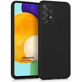 Microsonic Matte Silicone Samsung Galaxy A52S Cep Telefonu Kılıfı