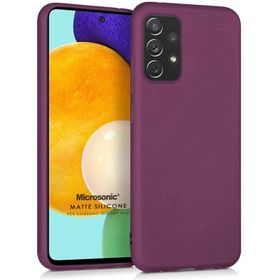 Microsonic Matte Silicone Samsung Galaxy A52S Cep Telefonu Kılıfı