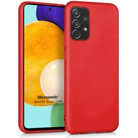 Microsonic Matte Silicone Samsung Galaxy A52S Cep Telefonu Kılıfı