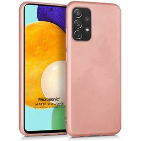 Microsonic Matte Silicone Samsung Galaxy A52S Cep Telefonu Kılıfı