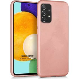 Microsonic Matte Silicone Samsung Galaxy A52S Cep Telefonu Kılıfı