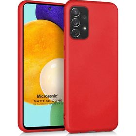 Microsonic Matte Silicone Samsung Galaxy A52S Cep Telefonu Kılıfı