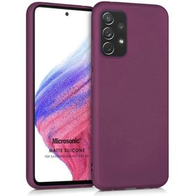 Microsonic Matte Silicone Samsung Galaxy A53 5G Cep Telefonu Kılıfı