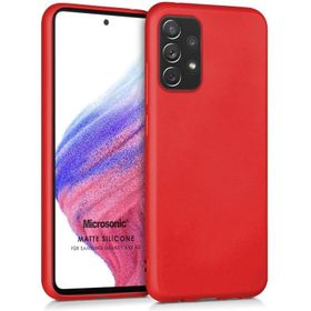 Microsonic Matte Silicone Samsung Galaxy A53 5G Cep Telefonu Kılıfı