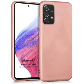 Microsonic Matte Silicone Samsung Galaxy A53 5G Cep Telefonu Kılıfı