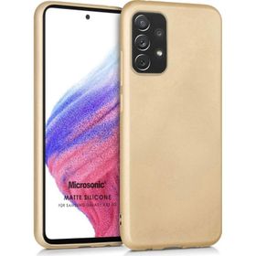 Microsonic Matte Silicone Samsung Galaxy A53 5G Cep Telefonu Kılıfı