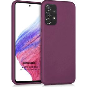 Microsonic Matte Silicone Samsung Galaxy A53 5G Cep Telefonu Kılıfı