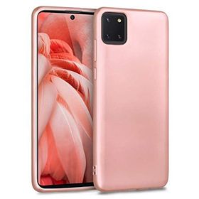 Microsonic Matte Silicone Samsung Galaxy A81 - Note 10 Lite Rose Gold Kılıf