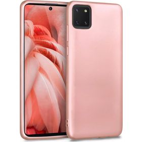 Microsonic Matte Silicone Samsung Galaxy A81 - Note 10 Lite Rose Gold Kılıf