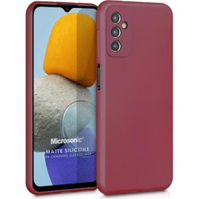 Microsonic Matte Silicone Samsung Galaxy M13 Mor Cep Telefonu Kılıfı