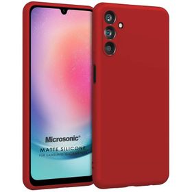 Microsonic Matte Silicone Samsung Galaxy M14 Siyah Kılıf