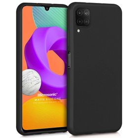 Microsonic Matte Silicone Samsung Galaxy M22 Cep Telefonu Kılıfı