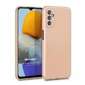 Microsonic Matte Silicone Samsung Galaxy M23 Gold Cep Telefonu Kılıfı