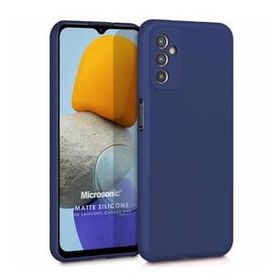 Microsonic Matte Silicone Samsung Galaxy M23 Lacivert Cep Telefonu Kılıfı