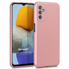 Microsonic Matte Silicone Samsung Galaxy M23 Rose Gold Cep Telefonu Kılıfı
