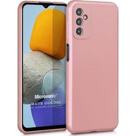 Microsonic Matte Silicone Samsung Galaxy M23 Rose Gold Cep Telefonu Kılıfı