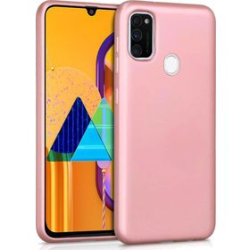 Microsonic Matte Silicone Samsung Galaxy M30S Rose Gold Kılıf