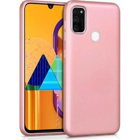 Microsonic Matte Silicone Samsung Galaxy M30S Rose Gold Kılıf