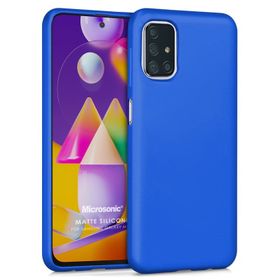 Microsonic Matte Silicone Samsung Galaxy M31S Siyah Kılıf
