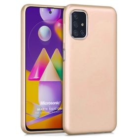 Microsonic Matte Silicone Samsung Galaxy M31S Siyah Kılıf