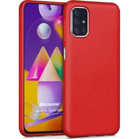 Microsonic Matte Silicone Samsung Galaxy M31S Siyah Kılıf