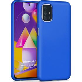 Microsonic Matte Silicone Samsung Galaxy M31S Siyah Kılıf