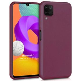 Microsonic Matte Silicone Samsung Galaxy M32 4G Cep Telefonu Kılıfı
