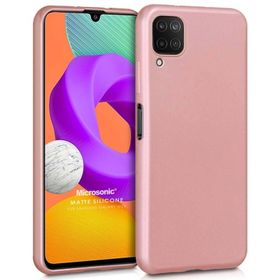 Microsonic Matte Silicone Samsung Galaxy M32 4G Cep Telefonu Kılıfı