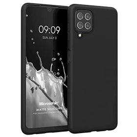 Microsonic Matte Silicone Samsung Galaxy M32 4G Siyah Kılıf