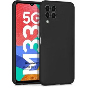 Microsonic Matte Silicone Samsung Galaxy M33 Cep Telefonu Kılıfı