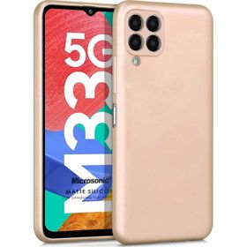 Microsonic Matte Silicone Samsung Galaxy M33 Cep Telefonu Kılıfı