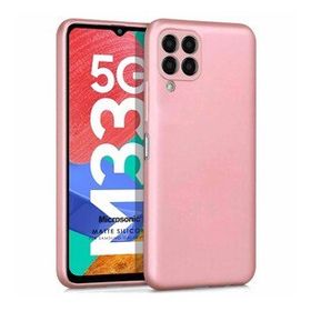 Microsonic Matte Silicone Samsung Galaxy M33 Rose Gold Cep Telefonu Kılıfı