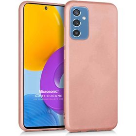 Microsonic Matte Silicone Samsung Galaxy M52 Cep Telefonu Kılıfı