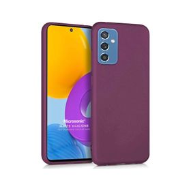 Microsonic Matte Silicone Samsung Galaxy M52 Cep Telefonu Kılıfı