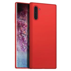 Microsonic Matte Silicone Samsung Galaxy Note 10 Kırmızı Cep Telefonu Kılıfı