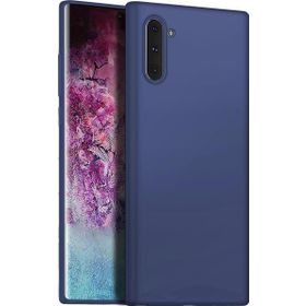 Microsonic Matte Silicone Samsung Galaxy Note 10 Lacivert Cep Telefonu Kılıfı