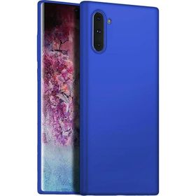 Microsonic Matte Silicone Samsung Galaxy Note 10 Mavi Cep Telefonu Kılıfı