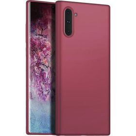 Microsonic Matte Silicone Samsung Galaxy Note 10 Mor Cep Telefonu Kılıfı