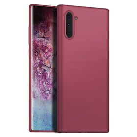 Microsonic Matte Silicone Samsung Galaxy Note 10 Mor Cep Telefonu Kılıfı
