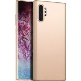 Microsonic Matte Silicone Samsung Galaxy Note 10 Plus Gold Kılıf