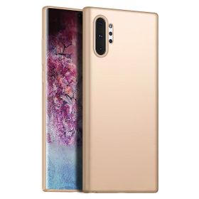 Microsonic Matte Silicone Samsung Galaxy Note 10 Plus Gold Kılıf